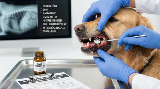 Kdaj do veterinarja? Rdeči alarmi pri vnetjih in zobnih obolenjih pri psu