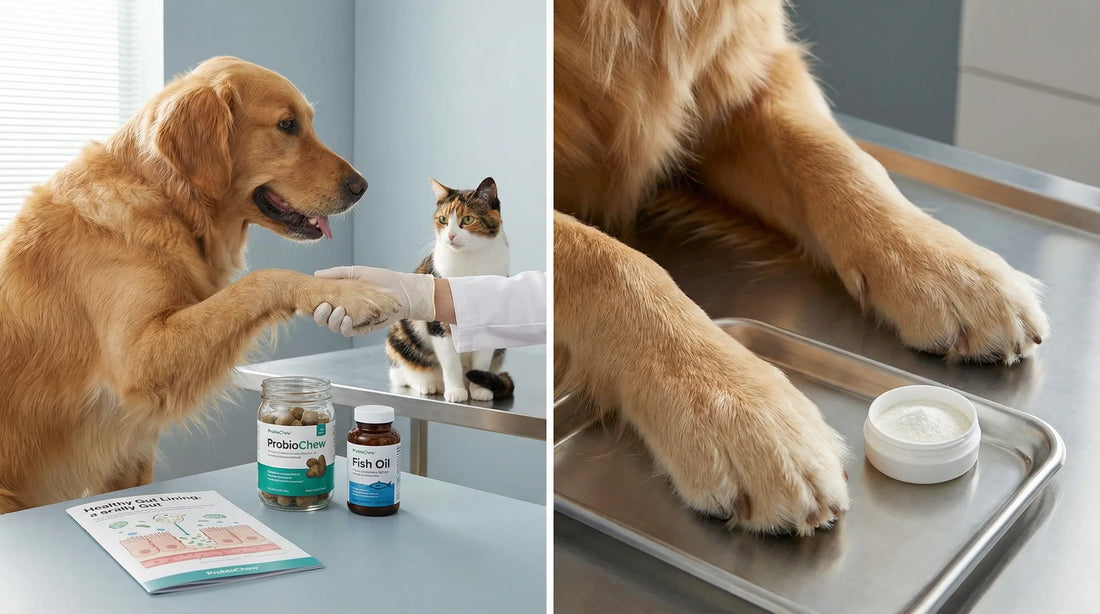 Alergije pri psih in mačkah: lizanje tačk, srbečica in črevesna pregrada