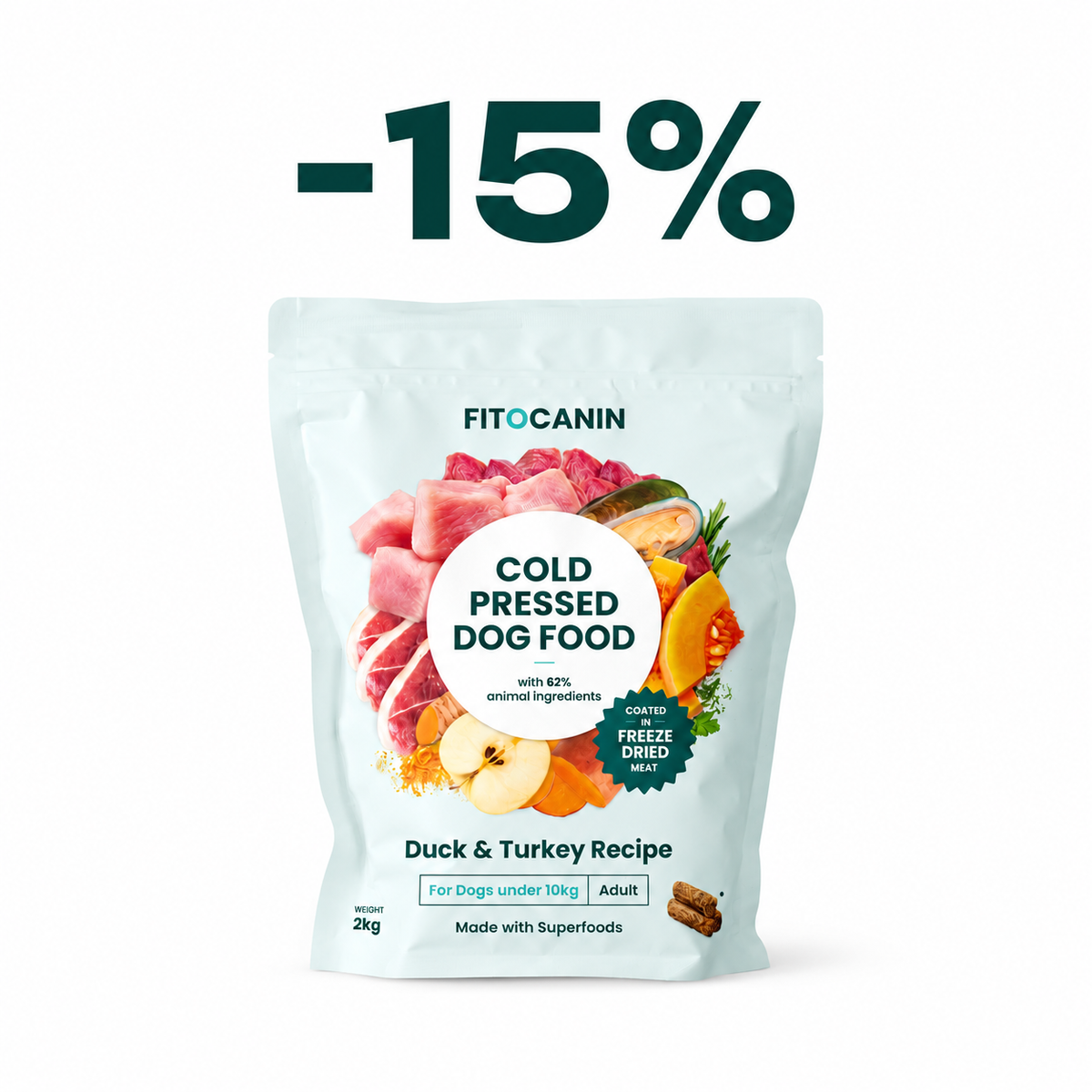 Fitocanin Adult + (-15%) bis 10kg